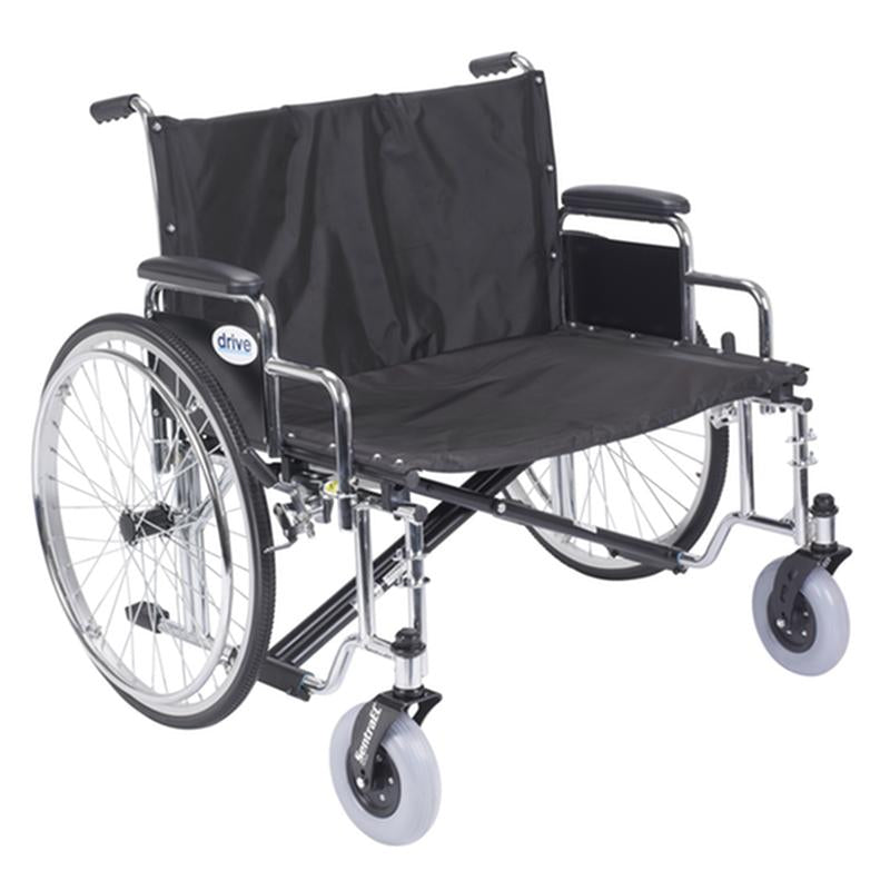 DM STD30ECDDA EA/1 Sentra EC Heavy Duty Extra Wide Wheelchair, Detachable Desk Arms, 30" Seat