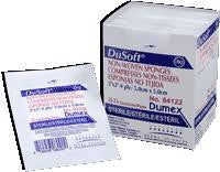 DUP 84122 BX/25 DUSOFT SPONGE, 2IN X 2IN, 4PLY, STERILE, 2'S