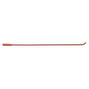 DYND 13614 BX/12 INTERMITTENT RED RUBBER LATEX CATHETER, COUDE TIP, SIZE 14FR 16IN