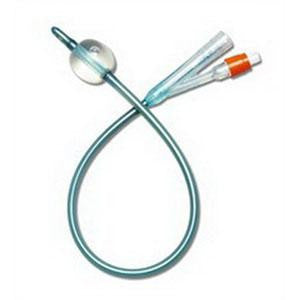 DYND 141018 BX/10 SILVERTOUCH 2-WAY SILVER HYDROPHILLIC COATED 100% SILICONE FOLEY CATHETER, 18FR, 5CC