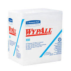 KC 34865 PKG/16 KIMBERLY CLARK WYPALL X60 REINFORCED WIPES, WHITE 12.5IN X 14.4IN