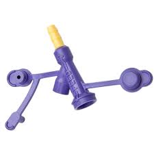 KND 8884752042 (CS/20)EA/1 KANGAROO ADAPTER,Y-PORT/PEG NON STERILE-YELLOW 20FR