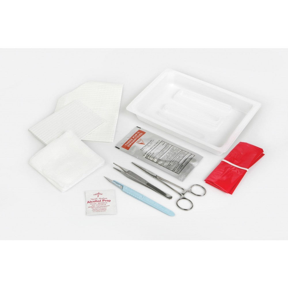 MDL M101202A (CS24) Sterile Dressing Tray. Forceps, Gauze, Underpad, CSR wrrap. EACH