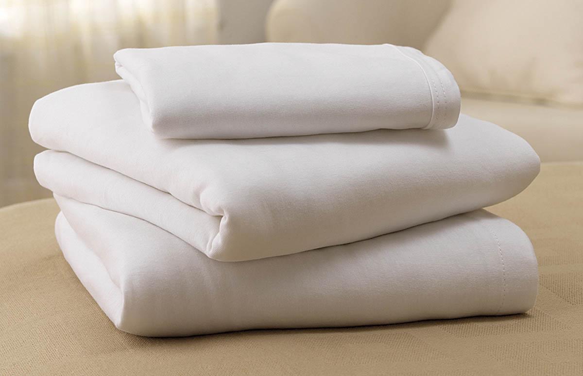 MDL MDTPC4J03 CS/12 SOFT-FIT KNITTED PILLOWCASE 55% COTTON, 45% POLY BLEND, 32" X 42", WHITE