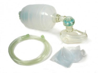 MED 1505 EA/1 ADULT RESUSCITATION MASK, DISPOSABLE (BAG NOT PROVIDED)