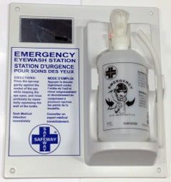 MED F4560701 EA/1 PORTABLE EYE WASH STATION, HOLDS 1L BOTTLE, SOLUTION NOT INCLUDED