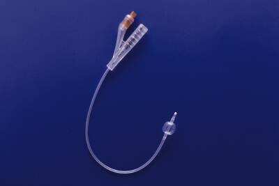 RUS 170003100 BX/10 100% SILICONE 2-WAY FOLEY CATHETER, SIZE 10FR 3CC
