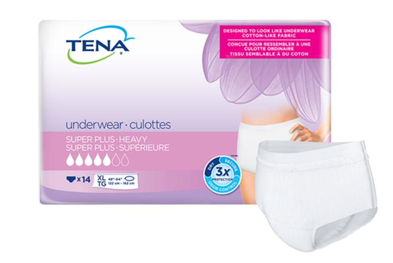 SCA 54287 TENA® Women™ Super Plus Heavy Protective Incontinence Underwear, Super Absorbency, X-Large