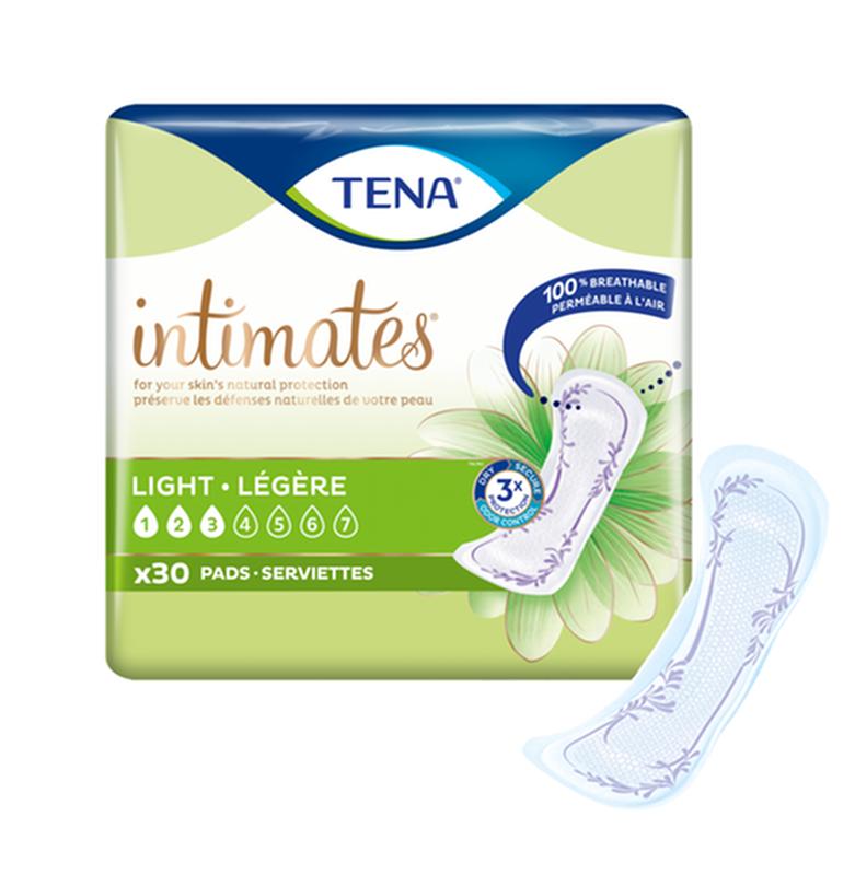 SCA 54358 TENA® Intimates™ Ultra Thin Light Bladder Leakage Pads, Regular Length