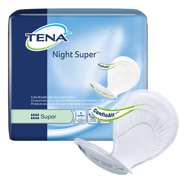 SCA 62718 TENA® Night Super 2 Piece Heavy Incontinence Pad, Ultimate Absorbency