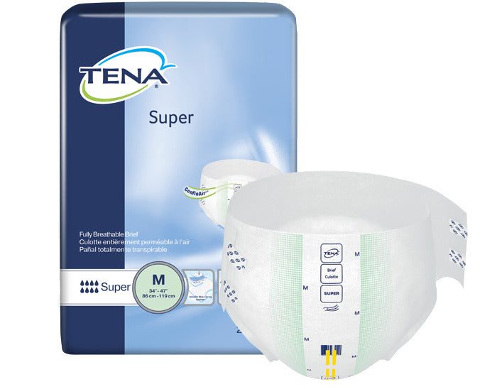 TENA ProSkin Super  Incontinence Briefs with tabs