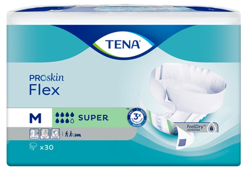 SCA 67805 TENA® ProSkin™ Flex Super Brief, Maximum Absorbency, Size 12/Medium