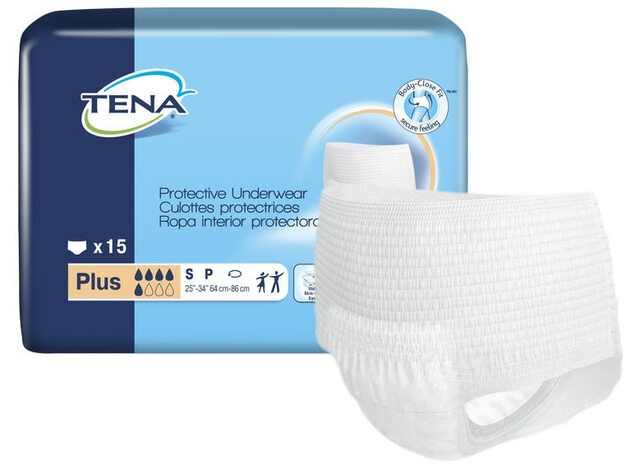 SCA 72508 TENA® Plus Protective Incontinence Underwear, Plus Absorbency, 2X-Large