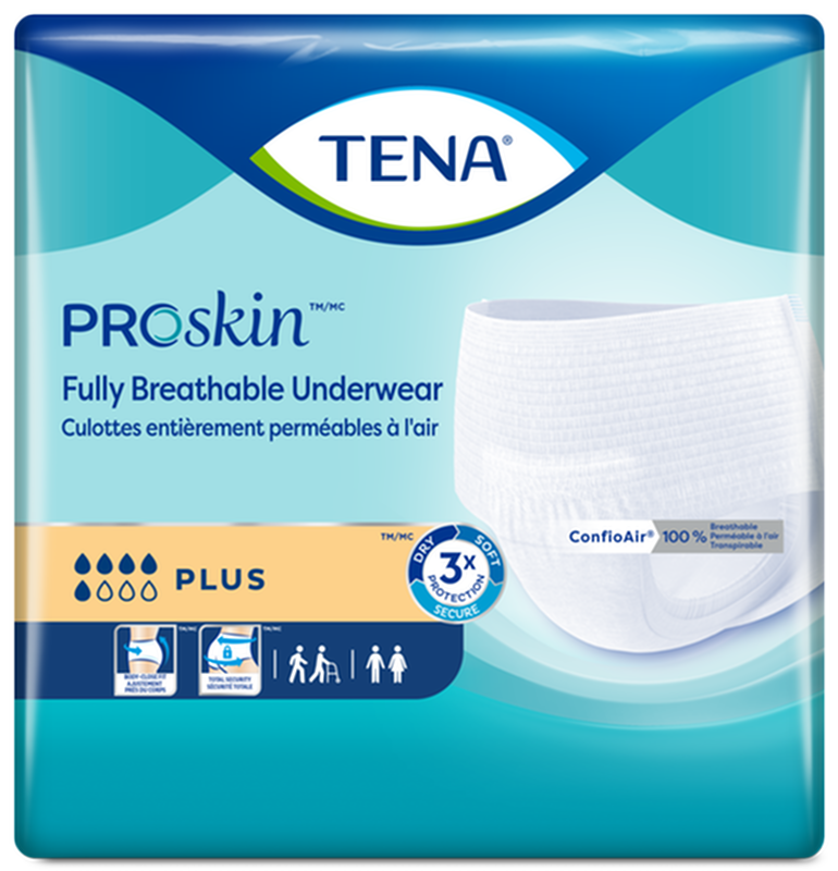 SCA 72632 TENA® Plus Protective Incontinence Underwear, Plus Absorbency, Medium