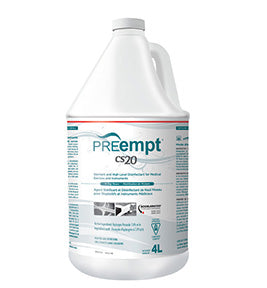 VRX 11405 EA/1 VIROX PREEMPT CS 20 INSTRUMENT DISINFECTANT, 4L