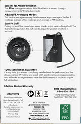 Blood Pressure Monitor with Automatic AFIB - 1 Each