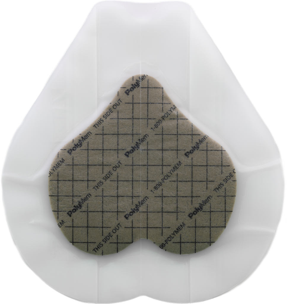 PolyMem® Silver Shapes® Sacral Film Adhesive Dressings