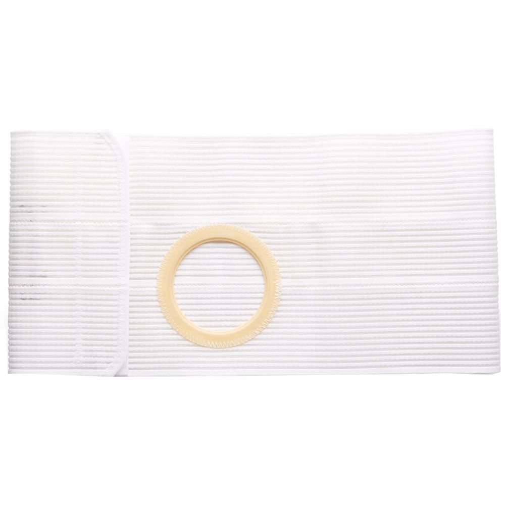 Nu-Hope Nu-Form Cool Comfort 8" Ostomy Belt, XXL, 54" Overall, Left-Side 3 1/4" Center Placement, White, Non-Returnable