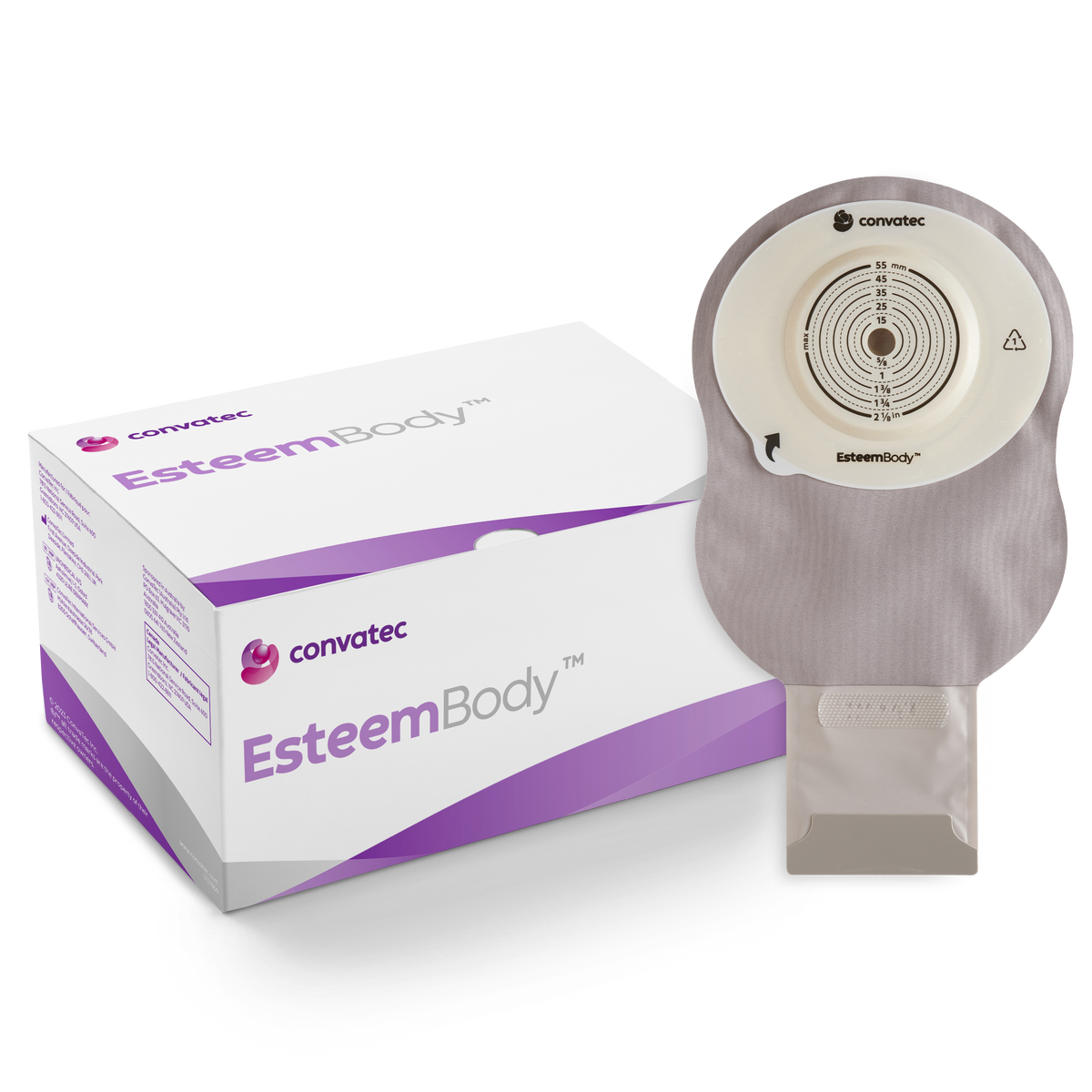 Estem Body Esteem Body® Soft Convex One-Piece Drainable Pouch - Opaque with Windo ...