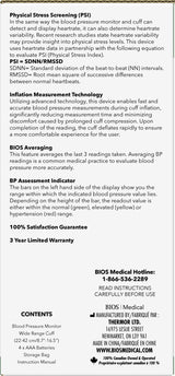 Blood Pressure Monitor Balance - 1 Each
