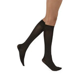 PR/1 JOBST Opaque Knee High SoftFit Stockings, Open Toe, Large Full Calf, Black, 30-40 mmHg