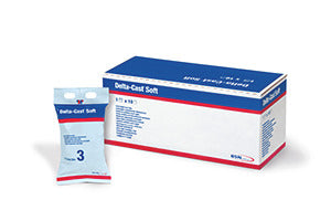 BX/10 DELTA-CAST SOFT POLYESTER SEMI-RIGID CAST TAPE 7.5CM X 3.6M, WHITE