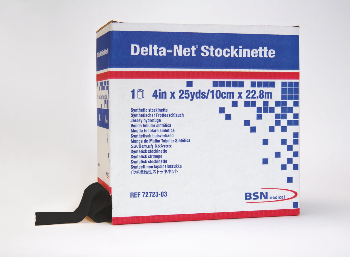BX/1 DELTA-NET SYNTHETIC STOCKINETTE 5CM X 22.8M, BLACK