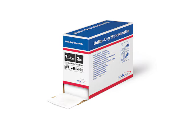 BX/1 DELTA-DRY WATER RESISTANT STOCKINETTE 10CM X 10M