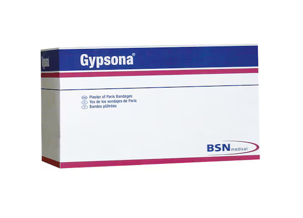 BX/12 GYPSONA PLASTER OF PARIS BANDAGE 20CM X 4.5M, EXTRA FAST SETTING (2 MINUTES)