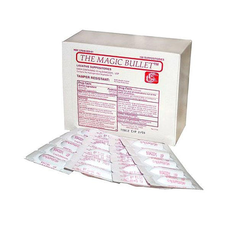 (CS12) BX/100  MAGIC BULLET SUPPOSITORY(NON RETURNABLE)