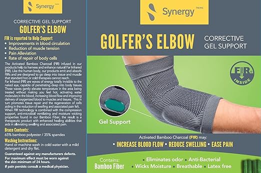 Synergy™ Golfer’s Elbow Corrective Gel Support - 1 Each