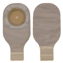 HOL 8666 BX/5 PREMIER 1-PIECE SOFT CONVEX DRAINABLE POUCH W/ FILTER, PRE-CUT 1 3/4IN, BEIGE