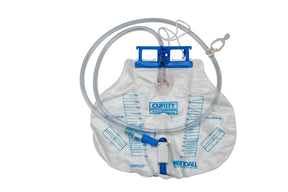 EA/1 DOVER URINE DRAINAGE METER W/ ANTI-REFLUX DEVICE 2000mL 48" TUBING - CONTAINS LATEX