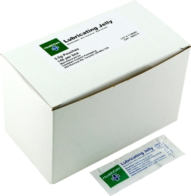 BX/145 Healthcare Plus Lubricating Jelly 3.5G Packets