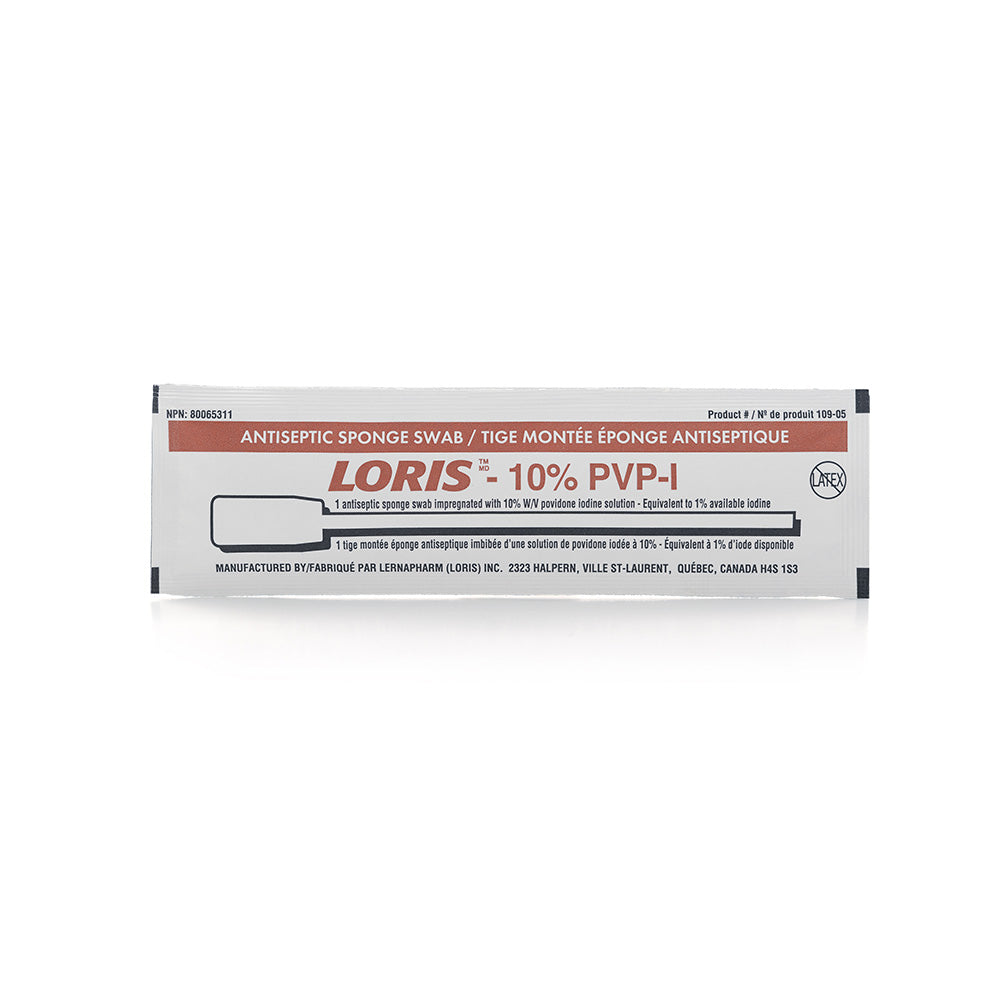 BX/50 ANTISEPTIC SWABSTICK, 10% PVP 1% IODINE