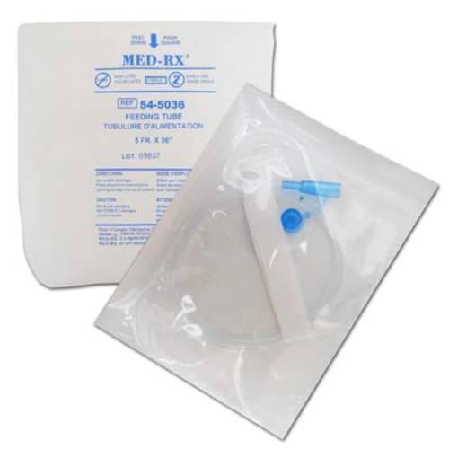 CS/100 FEEDING TUBE, PVC, RADIOPAQUE LINE, 5FR 36" TUBE