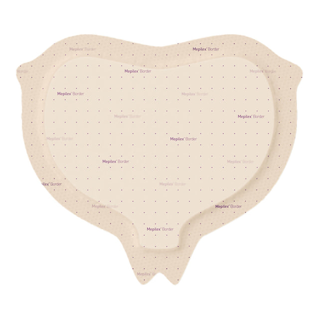 BX/10 MEPILEX BORDER SACRUM 22X25CM (9X10")