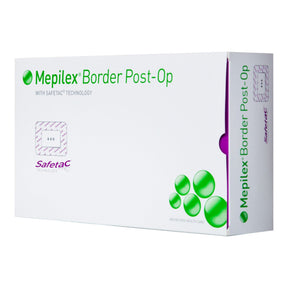 BX/10 DRESSING MEPILEX POST OP, SIZE 9CM X 10CM.