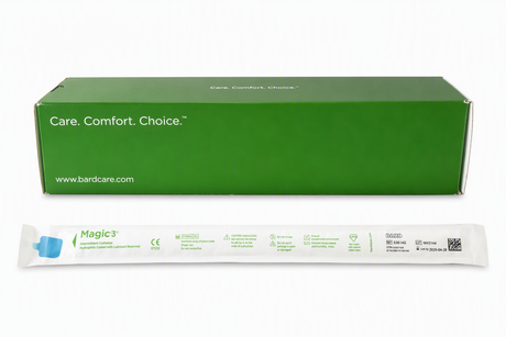 MAGIC³® Hydrophillic Silicone Intermittent Catheters - Male - Straight / 10 FR
