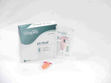 PLM 8023 (CS5) BX/20  POLYMEM QUADRAFOAM DRESSING WITHOUT SILVER, #3, 2" X 3", OVAL.