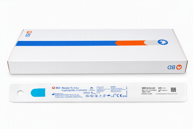 BD™ Ready-To-Use Catheter with Sure-Grip™ Insertion Sleeve - Pediatric - 6 FR