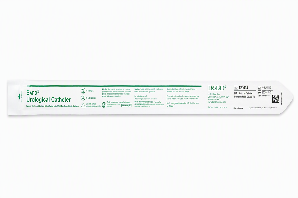 Red Rubber All-Purpose Intermittent Catheter - 1 Drainage Opening