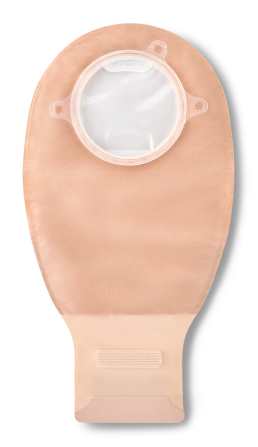 Natura® Two-Piece Drainable Pouch, Flange 2-1/4" (57mm), Opaque 12" (30.5cm), InvisiClose® - Box of 10