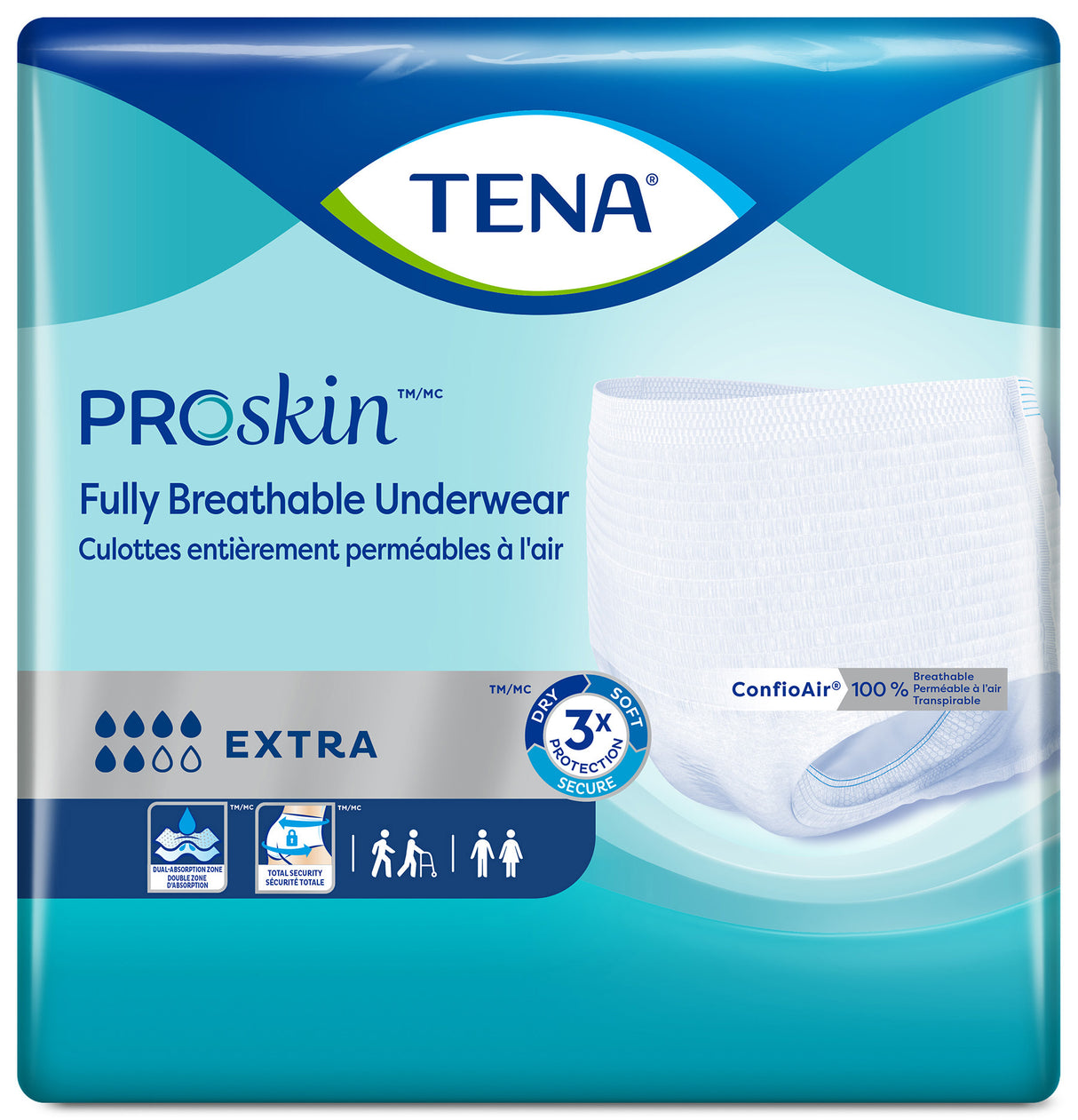 TENA® Extra Protective Incontinence Underwear, Extra Absorbency