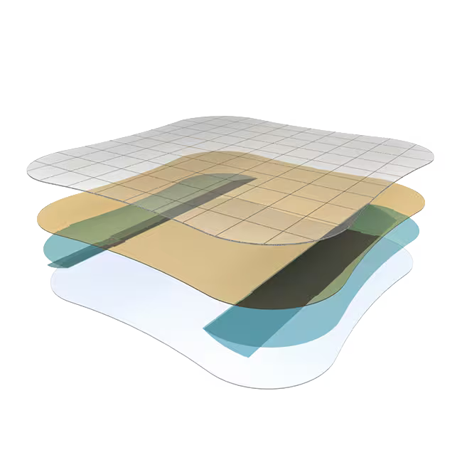 BX/5 COMFEEL PLUS TRANSPARENT DRESSING, SIZE 6IN X 6IN (15CM X 15CM)