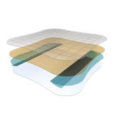 BX/5 COMFEEL PLUS TRANSPARENT DRESSING, SIZE 6IN X 6IN (15CM X 15CM)