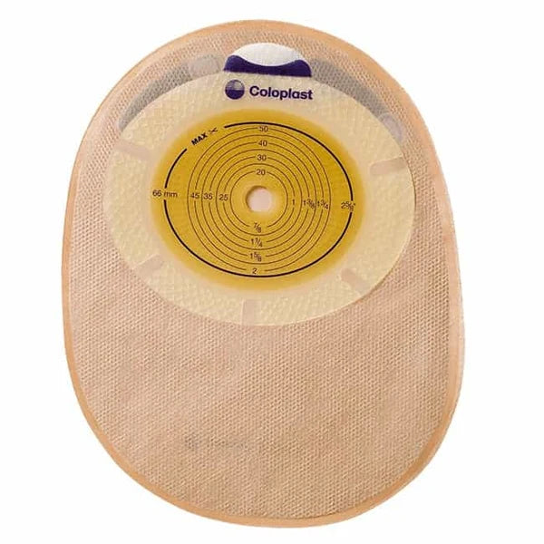 SenSura® One-Piece Closed Pouch, Opaque 7" (18cm), Convex Light, Stoma Opening 5/8" - 1-1/4" (15mm - 33mm) - Box of 10