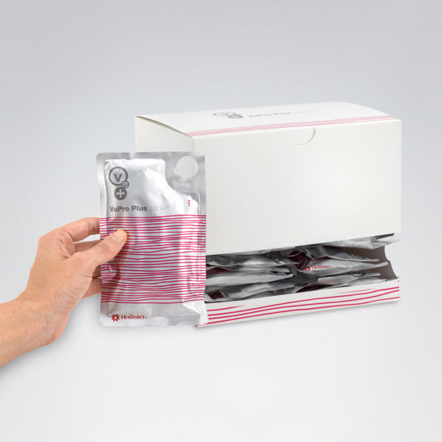 VaPro Plus Pocket™ No Touch Intermittent Catheter, Female - Box of 30