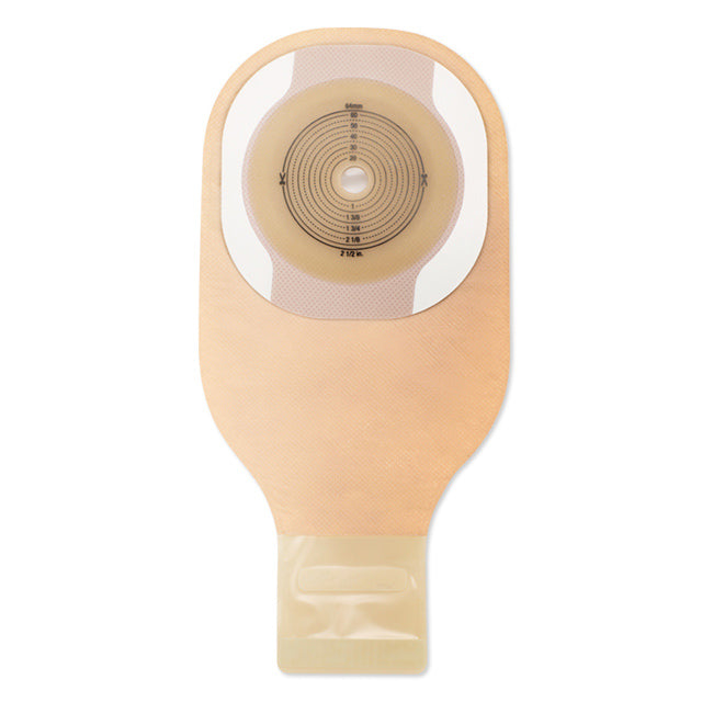 CeraPlus™ One-Piece Drainable Pouch - Flat Skin Barrier With Tape Border - Box of 10