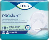 TENA® ProSkin Night Super, Fully Breathable Large Absorbent Pads - Case of 48